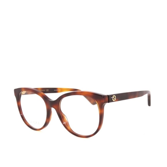 Gucci GG0329O 002 53 0329O Havana Eyeglasses 0329